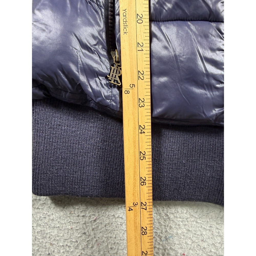 Lauren Ralph Lauren Lightweight Puffer Jacket Quilted sleeves Womens L Navy Blue - Picture 3 of 8